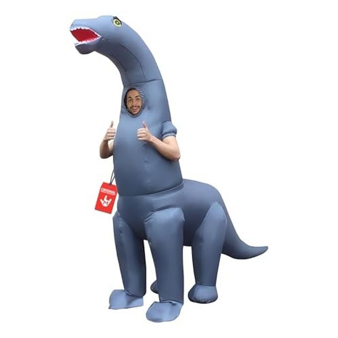 MORPH Diplodocus Inflatable Costume, Inflatable Dinosaur Costume Adult, Halloween Costumes Men - Image 1