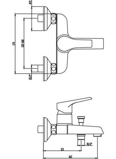 NSK Visia Plus Bathroom Faucet Chrome  - Image 2