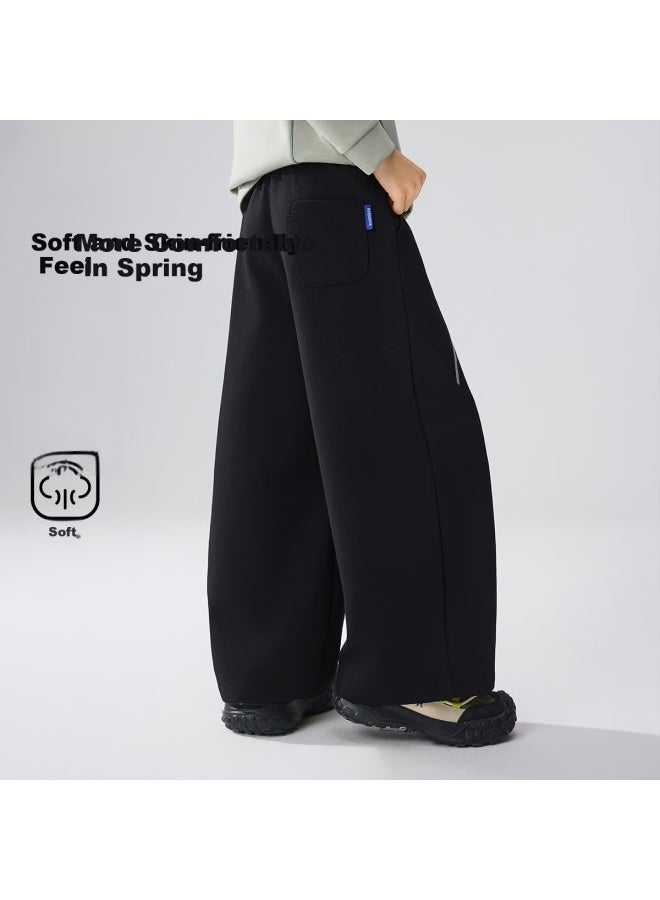 Ask Junior Kids Pants  Spring Boys Loose Wide-leg Elastic Knit Sports Casual Trousers - Image 3