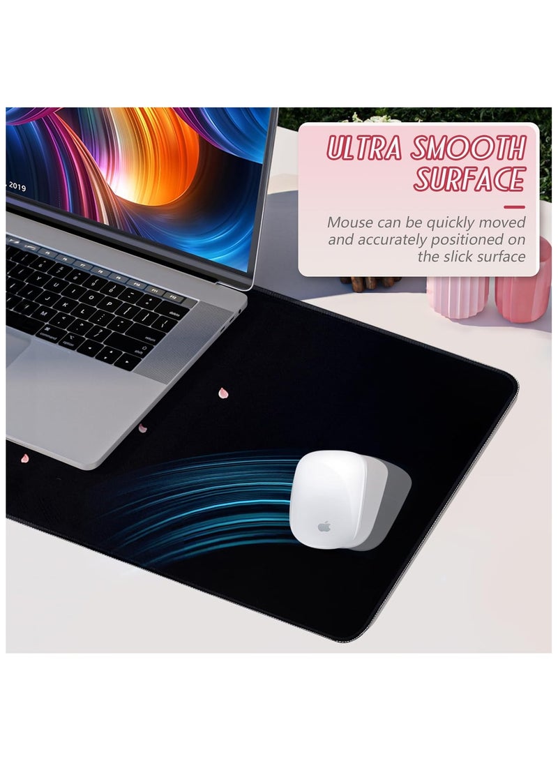 YUWLDD Mouse Pad Gaming Large Desk Pad (31.5 x 11.8 x0.12 inch) Washable Large Mouse Mat, Japanese Mouse Pad with Anti-Slip Rubber Base, Extended Mouse Pad...  - Image 5
