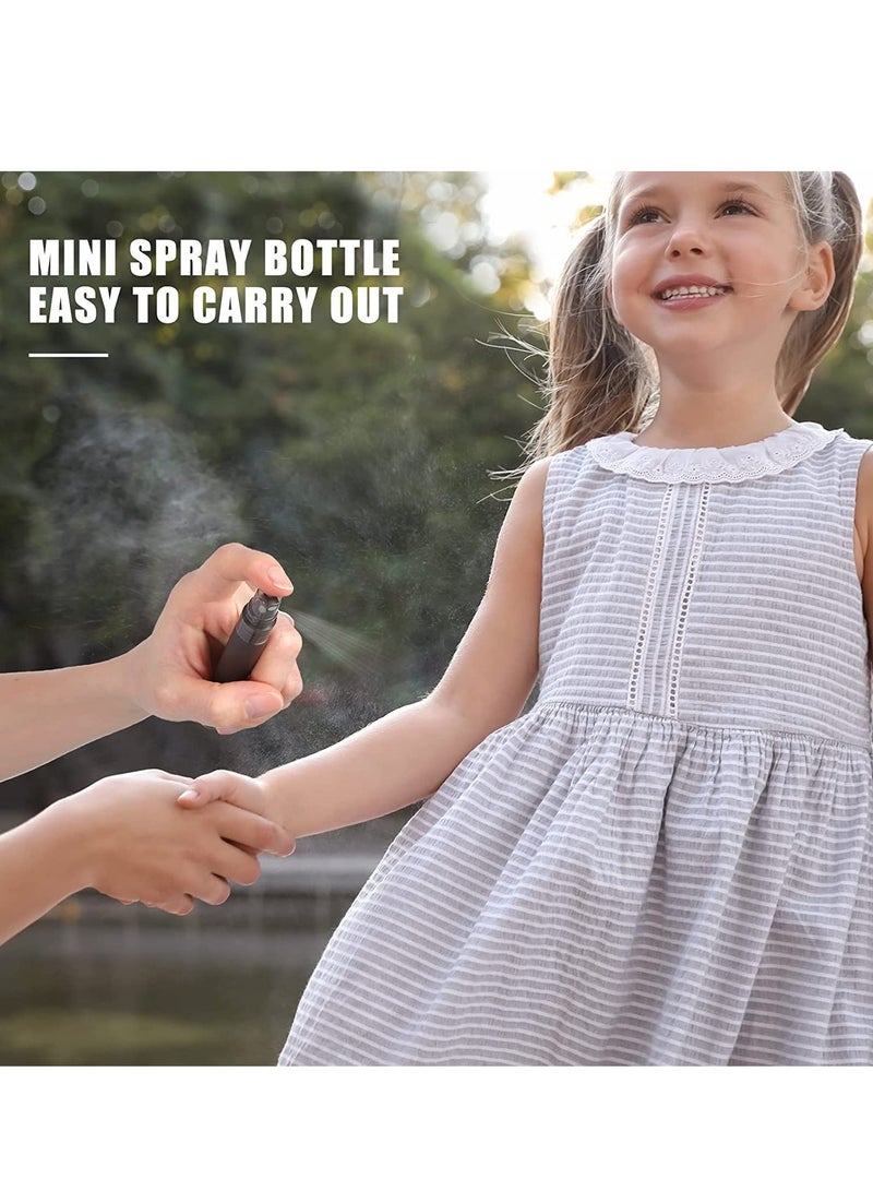 Spray Travel Perfume Bottles Mini Small Fine Mist Portable Frosted Plastic Refillable Empty Atomizer Sample Containers Essential Oils 25Pcs - Image 2