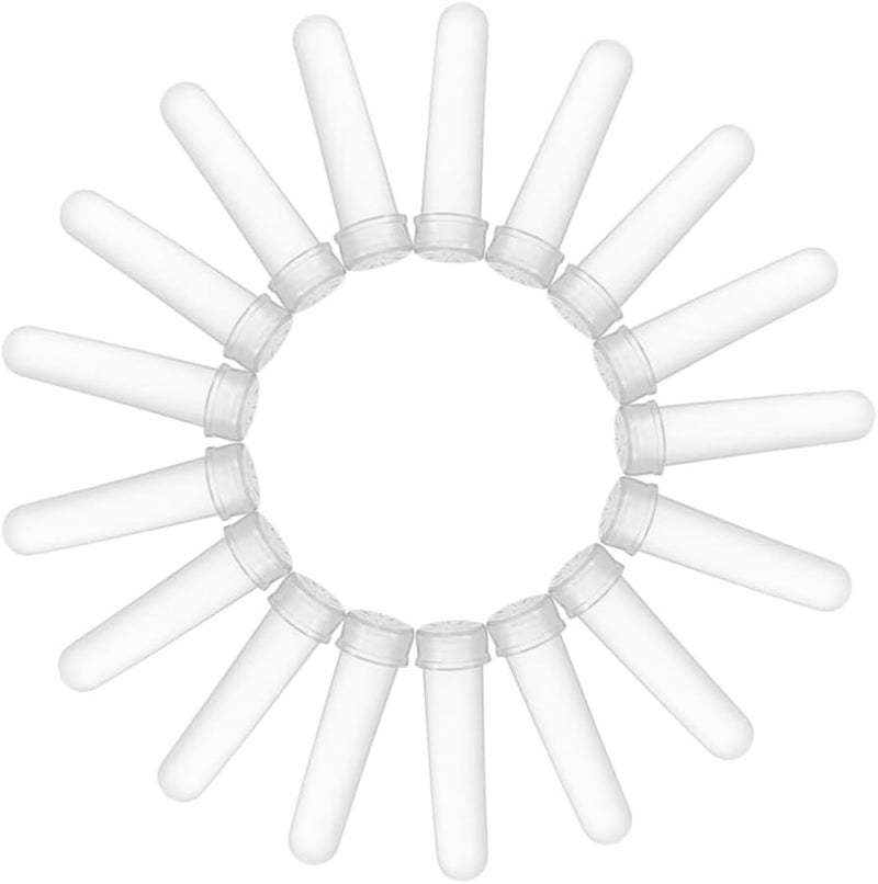 BESPORTBLE 20 حزمة أنابيب ماء الزهور البلاستيكية إمدادات تنسيق الزهور مع الأغطية - Image 2