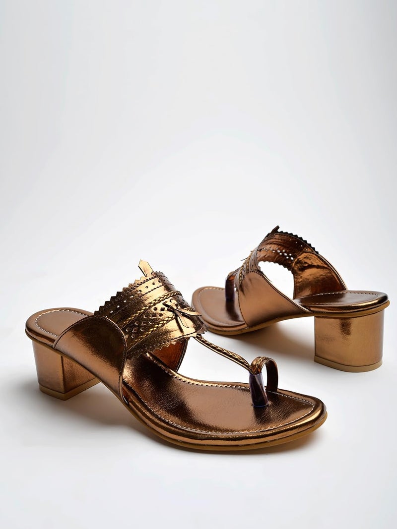Shoetopia صندل كعب كتلة نسائي من شوتوبيا - Image 3