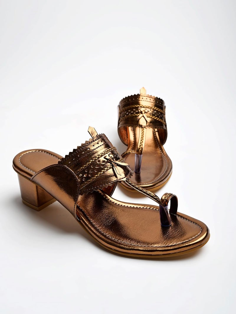 Shoetopia صندل كعب كتلة نسائي من شوتوبيا - Image 4