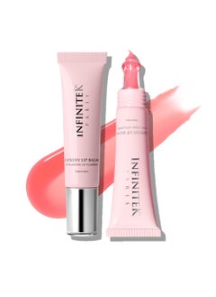 Infinitek Paris Luxury Lip Balm with Hyaluronic Acid  Hydrating Lip Gloss Plumper Volumizing Tinted Lip Balm Makeup Plumping Lip Gloss to Nourish  Repair Damaged Lips 033 oz  935 g