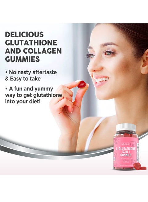 l glutathione 13 in 1 gummies L-Glutathione 13-in-1 Gummies For Glowing Skin main image 0