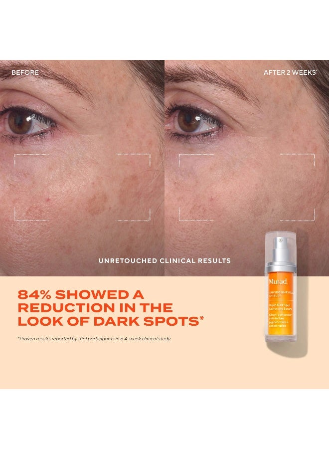 Murad سيروم الوجه السريع لتصحيح البقع الداكنة - يقلل من مظهر بقع الشمس وفرط التصبغ، ويوحد لون البشرة لمظهر أكثر إشراقًا (30 مل) - Image 5