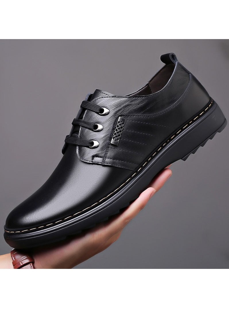 KUYING - New Men's Business Leather Shoes - Image 1