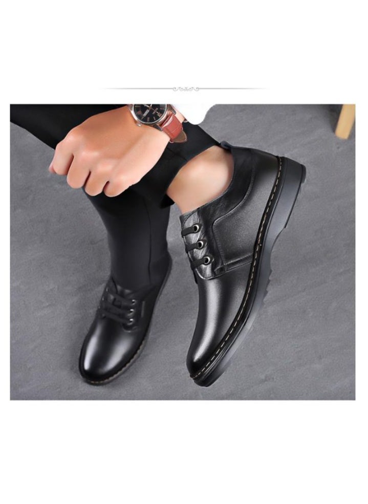 KUYING - New Men's Business Leather Shoes - Image 1