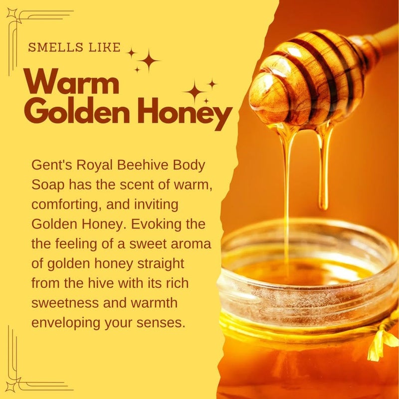 GBS Gents Variety Mens Body Soaps Moisturizing Bar Soap for Men Smell Fresh and Clean Washing Hands Body All Skin Types for Bath and Shower Royal Beehive Malibu Sunset Sandalwood Spice - Image 2