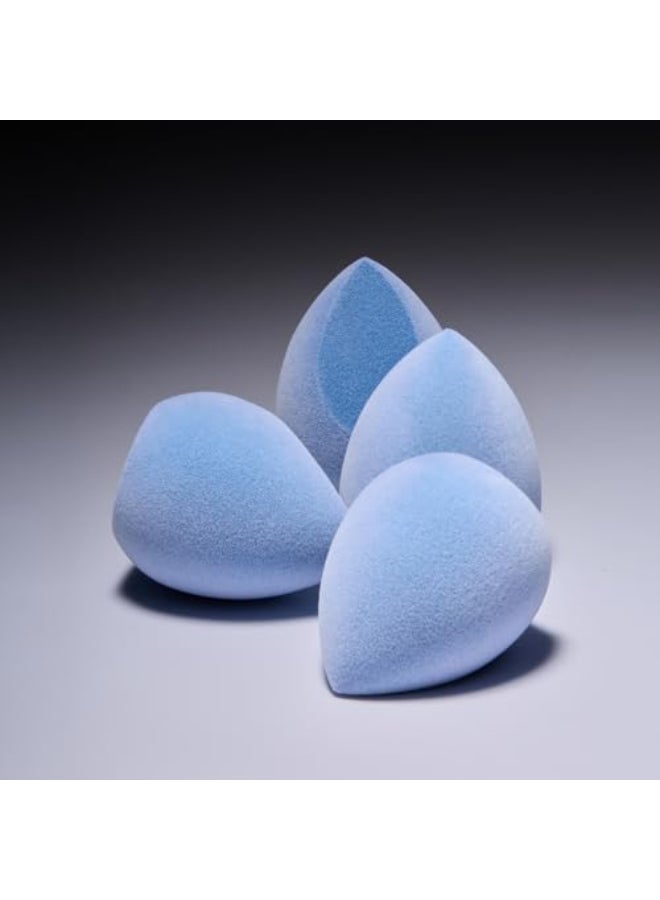JUNO & Co. JUNO Co Microfiber Makeup Sponge Set 4Pack Dual Layer Technology and Airbrushed Complexion Finish Makeup Blender for Foundation Powder and Cream - Image 3
