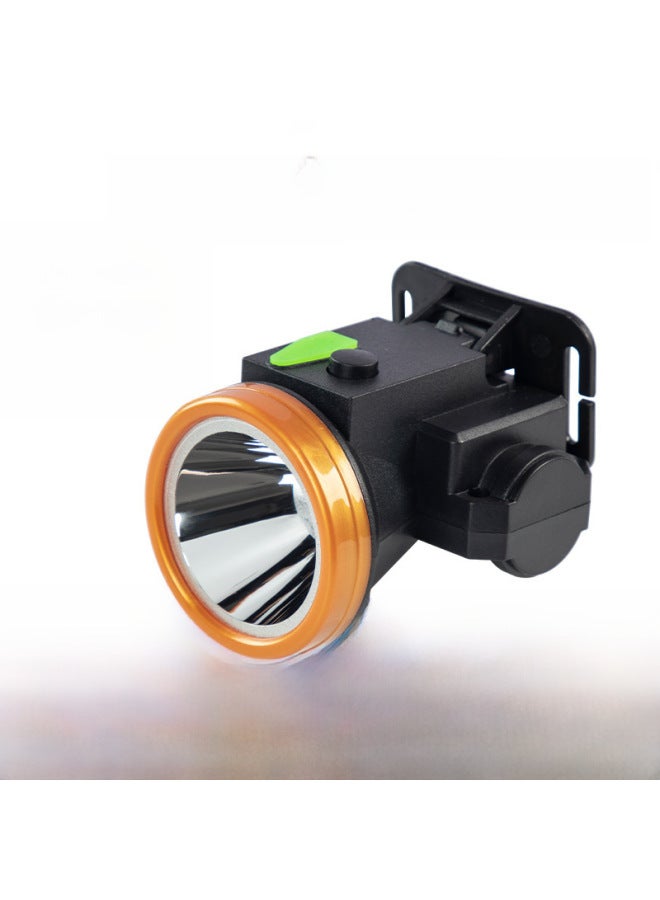 Generic Decorative Lighting/headlamp Headset Flashlight/headlamp Headset Flashlight-Color:146-50W (4 Hours Of Endurance) 5cm Lamp Cap Plastic Box Package Assembly Charging Line  - Image 1