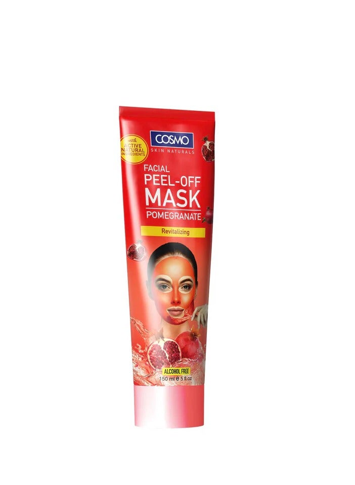 COSMO Facial Peel-Off Mask Pomegranate 150ml - Image 1