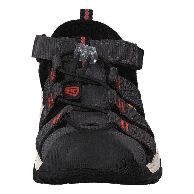 KEEN Newport Neo H2 Closed Toe Water Sandals, Magnet/Spicy Orange, 4 US Unisex Big Kid - Image 4