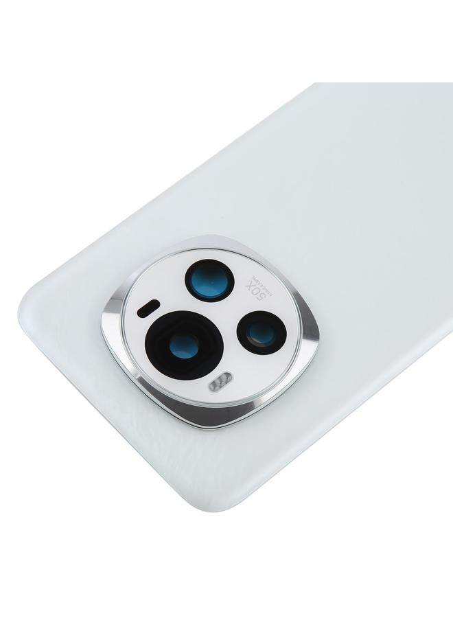 erorex For Honor Magic6 Back Cover with Camera Lens Cover(White) - Image 5