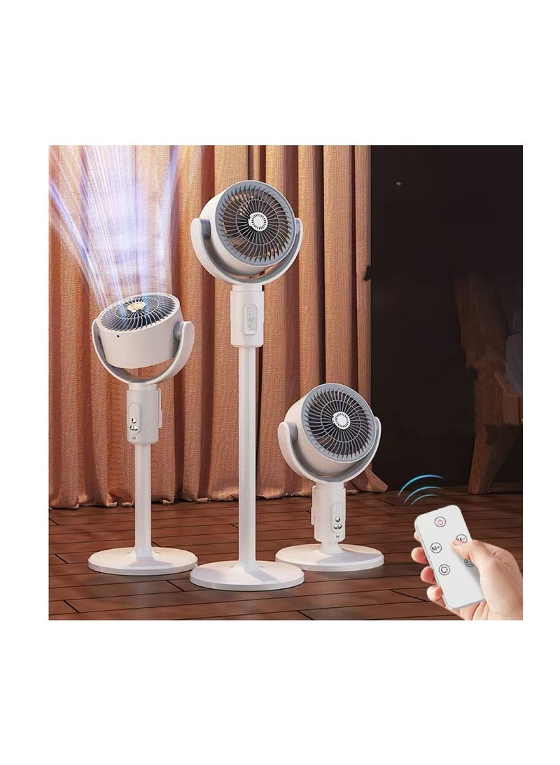 Standing Fan, Stand Fan for Bedroom,180°+90° Oscillating Standing Fan, 5-Speed DC Motor Quiet Pedestal Fan with Remote & Timer | Energy-Saving Air Circulator for Home, Bedroom & Office（F1）  - Image 1