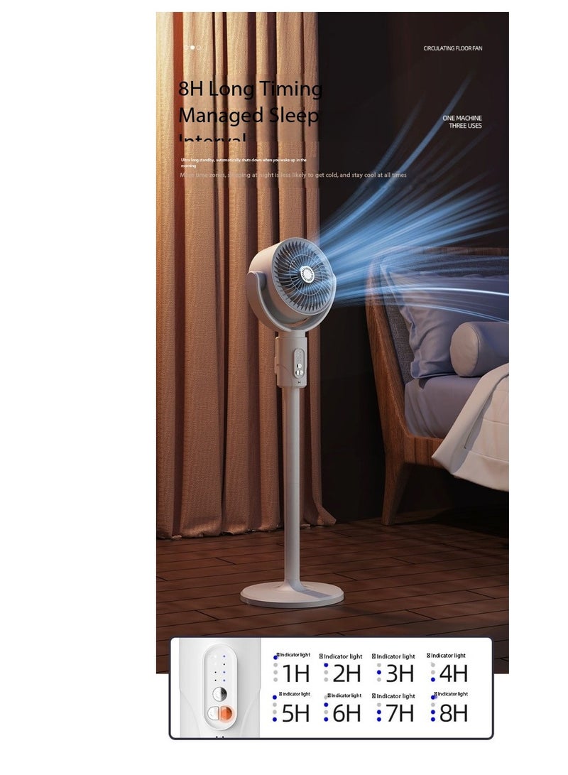 Standing Fan, Stand Fan for Bedroom,180°+90° Oscillating Standing Fan, 5-Speed DC Motor Quiet Pedestal Fan with Remote & Timer | Energy-Saving Air Circulator for Home, Bedroom & Office（F1）  - Image 3