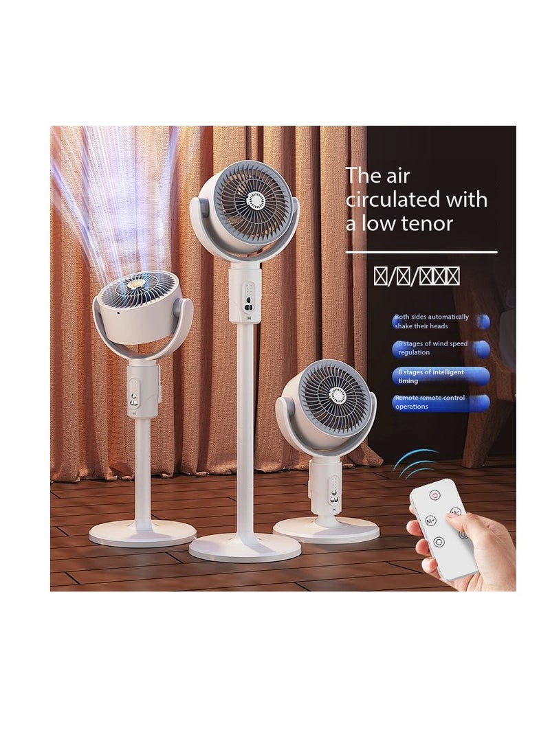 Standing Fan, Stand Fan for Bedroom,180°+90° Oscillating Standing Fan, 5-Speed DC Motor Quiet Pedestal Fan with Remote & Timer | Energy-Saving Air Circulator for Home, Bedroom & Office（F1）  - Image 4