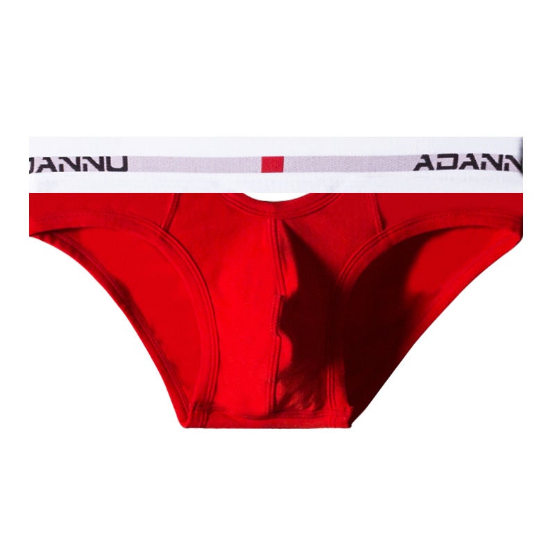 ADANNU Men's Sexy Low-Waist Briefs with Front and Back Openings, Breathable Comfort - Image 1