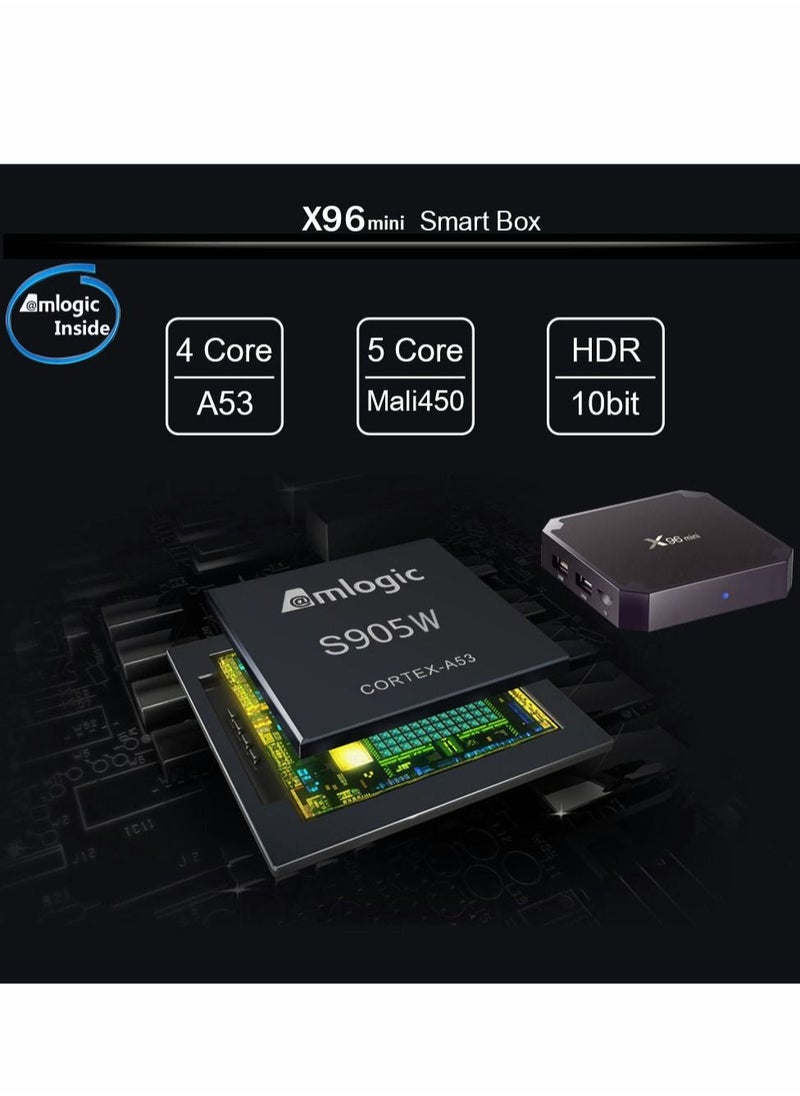 ULHYC X96mini Network Set-Top Box S905W 4K HD WiFi Android Smart TV box  - Image 4