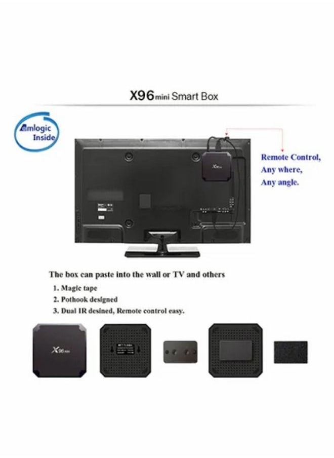 ULHYC - X96mini Network Set-Top Box S905W 4K HD WiFi Android Smart TV box - Image 1