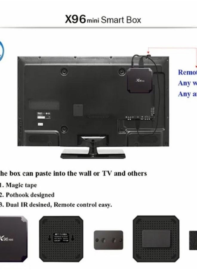 ULHYC - X96mini Network Set-Top Box S905W 4K HD WiFi Android Smart TV box - Image 1