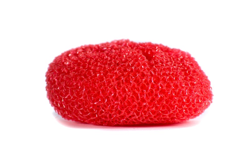 SCRUBIT 18 Round Nylon Dish Scrubber Scouring Pads - Assorted Colors Scourer Pads - Tough and Durable - Non-Scratch for Non-Stick Cookware - Image 4