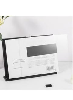 Eckek Eckek   ABS Plastic Sign Holder，Menu Displays L Shape Sign Stand  - Image 3