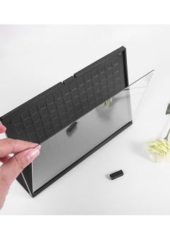 Eckek Eckek   ABS Plastic Sign Holder，Menu Displays L Shape Sign Stand  - Image 4