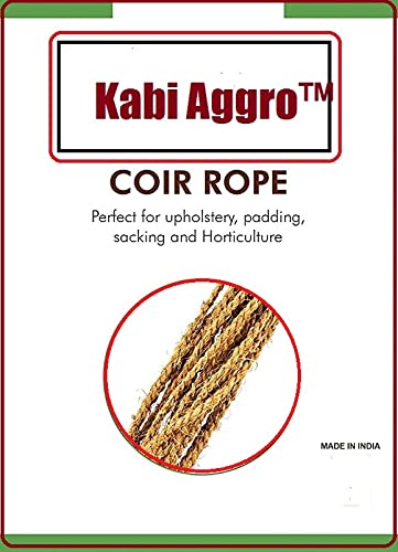 Kabi Aggro حبل كابي أجرُو من ألياف جوز الهند - 40 قدم طول - عبوة من 3، 120 قدم للحديقة/الحرف/البئر/تعليق النباتات - Image 4