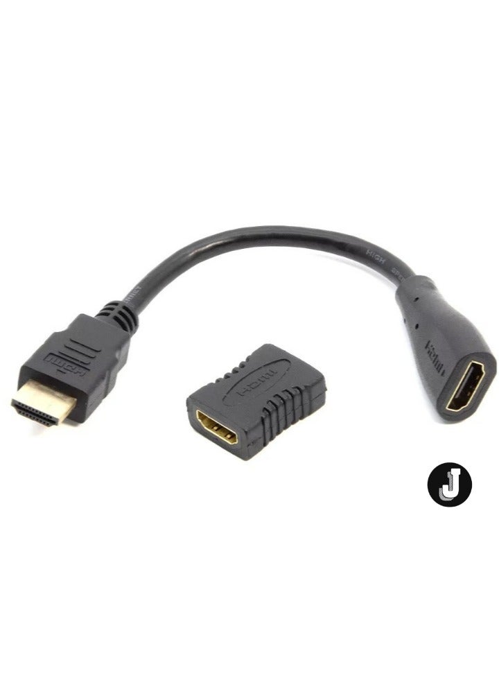JAJEEK "Metal Shell HDTV Cable 5-in-1 Video Transfer GD-8296 – High-Quality HDMI, VGA, AV, and Audio for Seamless Connectivity" - Image 2