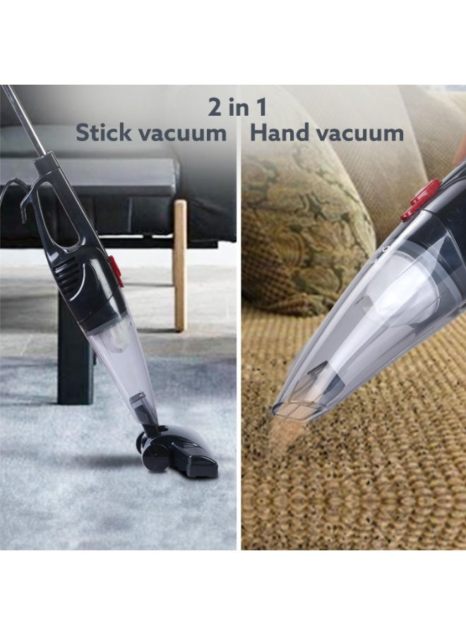 AGARO Regal Plus Upright Vacuum Cleaner, 2-in-1, Handheld & Stick, Dry Vacuuming, for Home Use, 800 Watts, 6.5 kPa Suction Power, Bagless, Black - Image 2