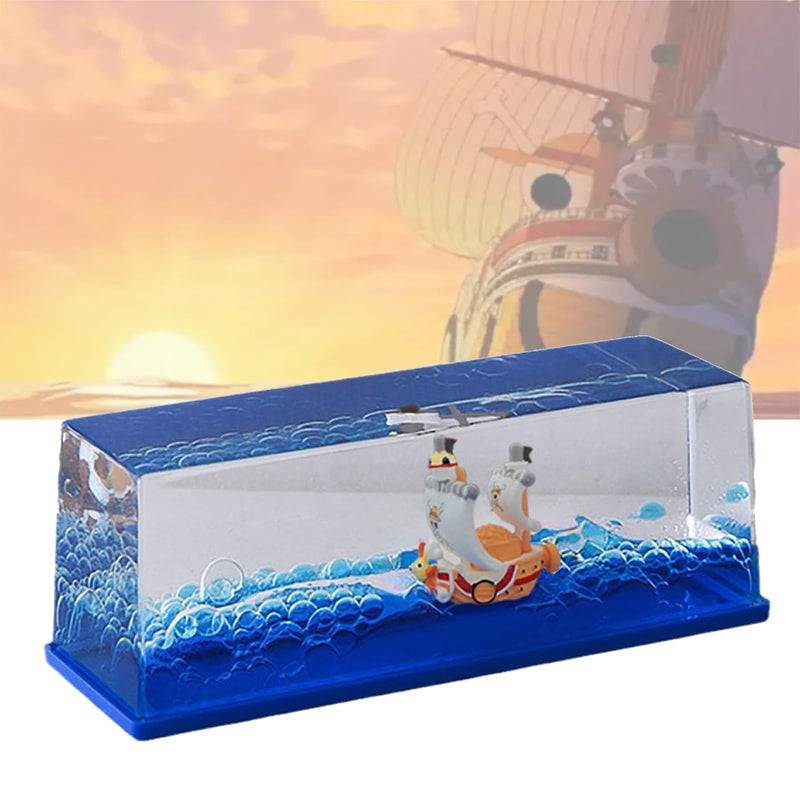 PTAEXCEL Unsinkable Boat in a Box Unsinkable Cruise Ship Toy Cruise Ship Fluid Drift Bottle Cruise Ship Fluid Drift Model Decoration Home Decoration Toys Gift D - Image 2