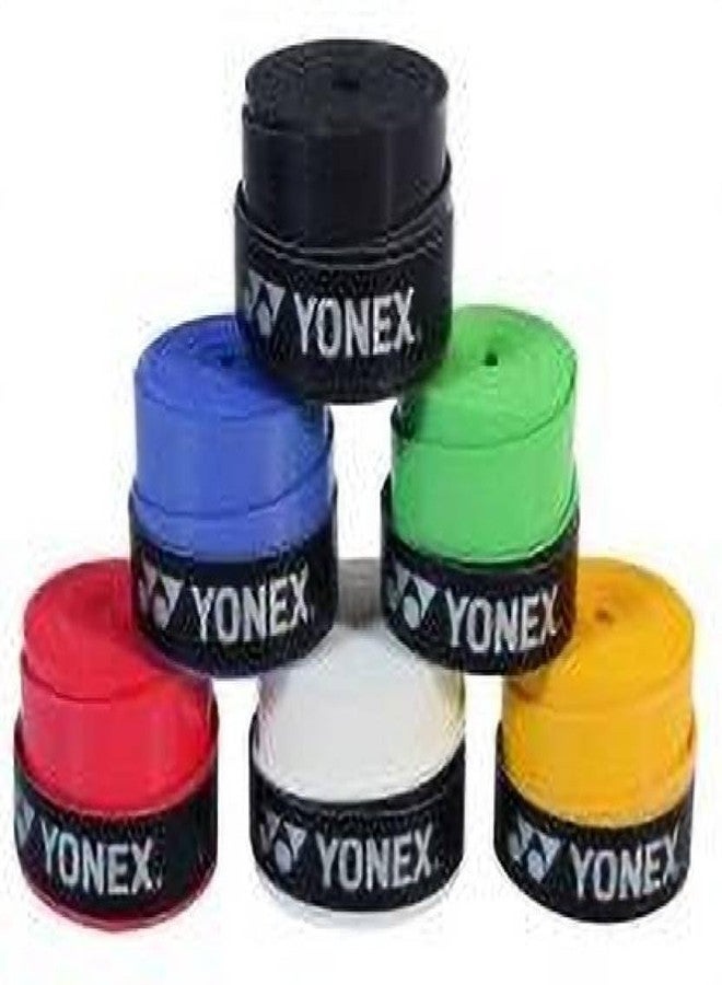 يونيكس YONEX Tech 501 Grip Smooth Tacky (أسود، أزرق، عبوة من قطعتين) - Image 1