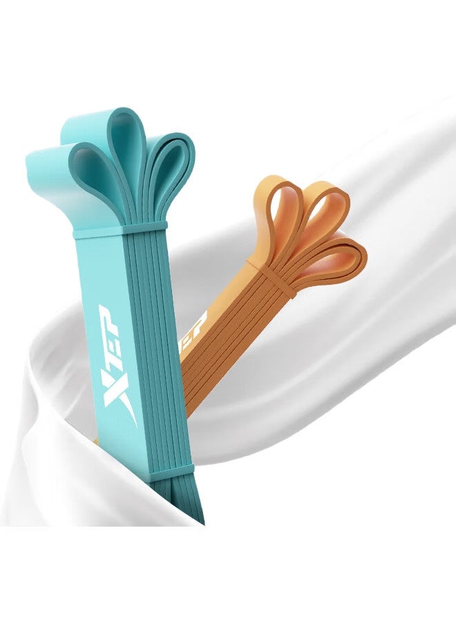 XTEP شريط مطاطي، شريط مساعدة سحب للياقة البدنية، حبل مطاطي، تدريب على بار واحد، شريط مقاومة لألعاب القوى، شريط تمرين الساق، أحمر - Image 2