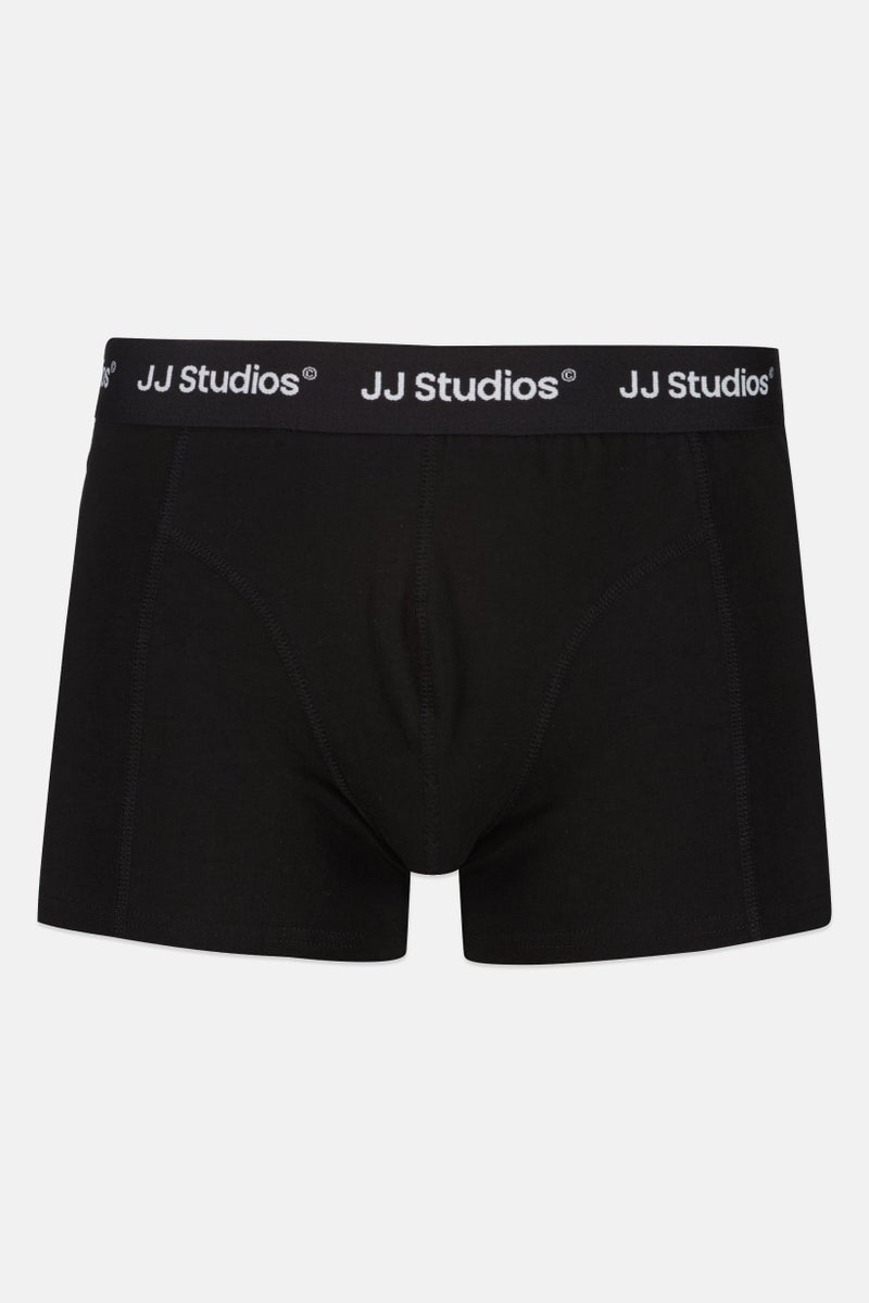 JACK & JONES Men 3 Pieces Brand Logo Trunks, Multicolor - Image 5