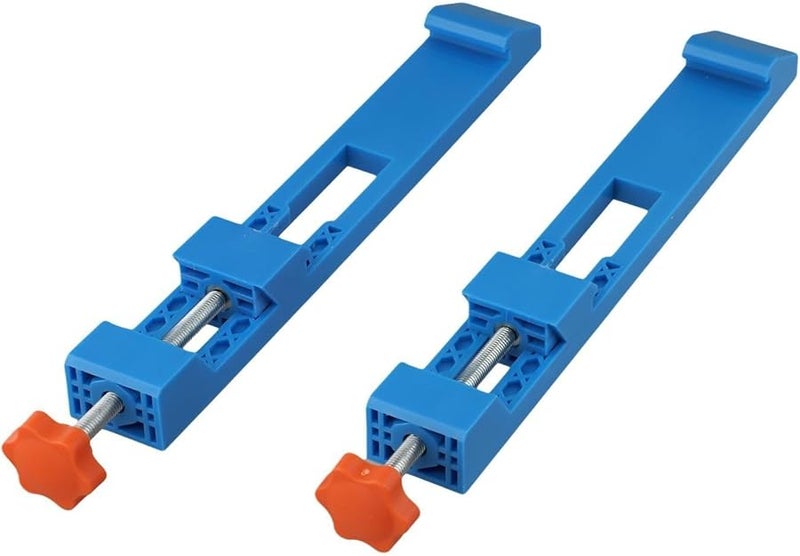2PCS Adjustable Circular Saw Guide With Two Way Buckle Cutting Machine Base Rail Milling Clamps - Image 3