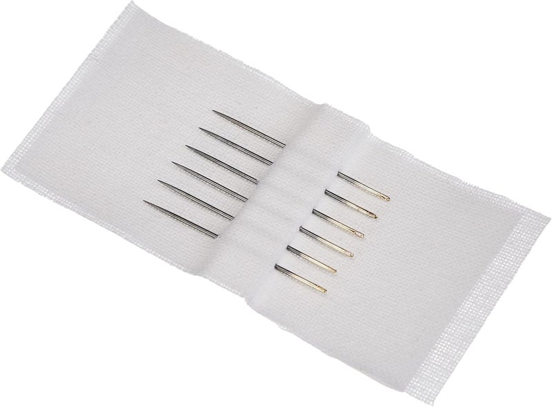ã‚¯ãƒ­ãƒãƒ¼(Clover) Needles, Quilting No.10, Black/Gold - Image 1
