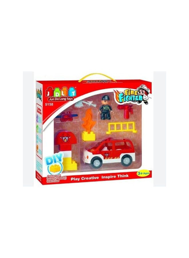 JDLT Blocks Fire DIY Set 5158