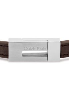CALVIN KLEIN CALVIN KLEIN JEWELRY CK EXPOSED MENS LEATHER BRACELET - 35100021  - Image 3