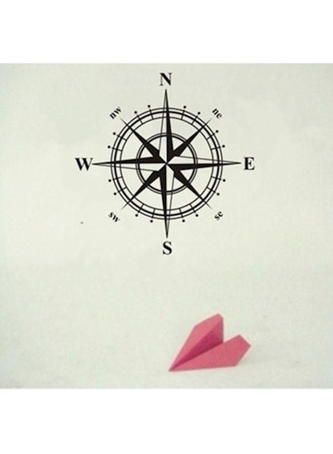 NIBEMINENT Mandala Pattern Wall Stickers Black 55x55centimeter - Image 1