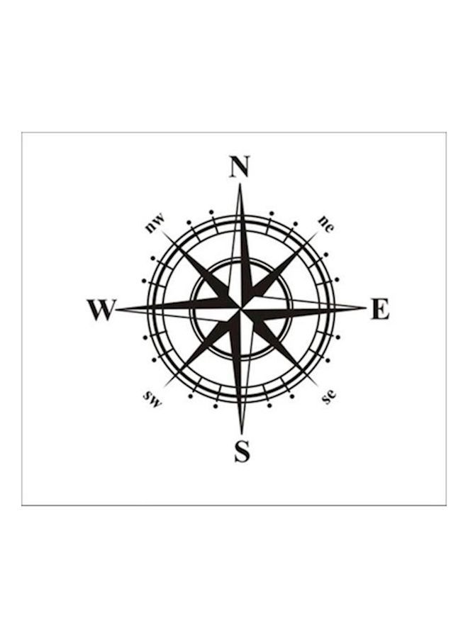 NIBEMINENT Mandala Pattern Wall Stickers Black 55x55centimeter - Image 2