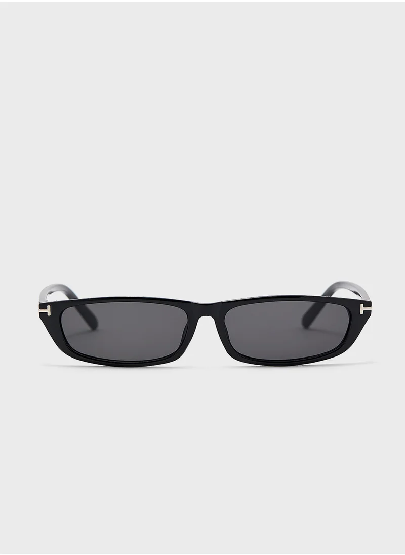 ايلا Slim Rectangular Len Sunglasses