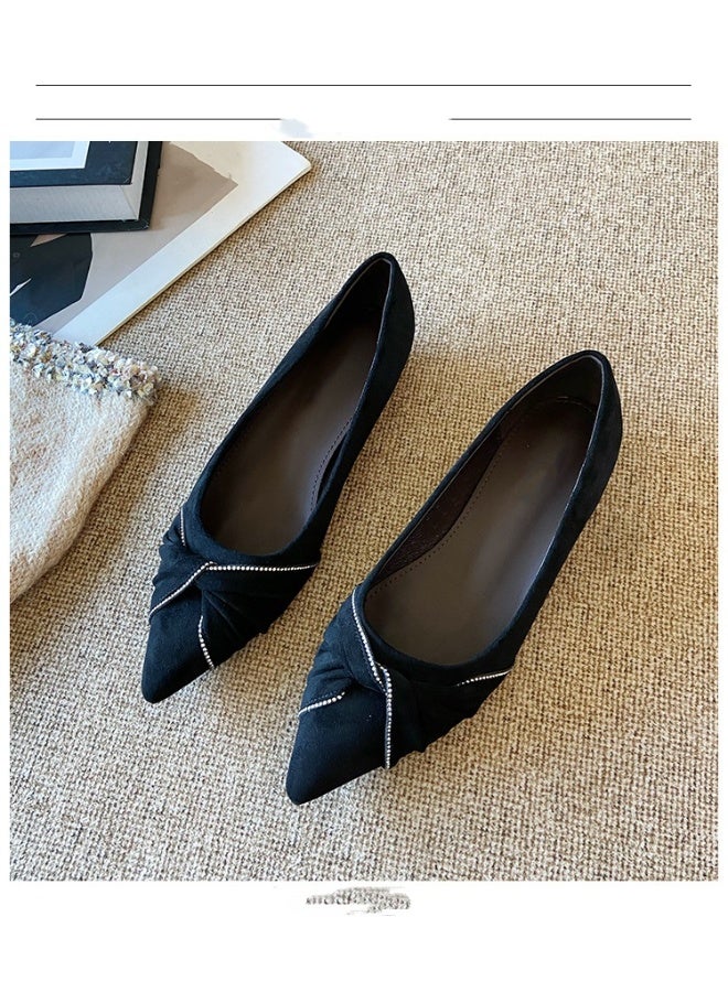 Shougu New Style Low Heel Single Shoe With Pointed Toe - Image 4