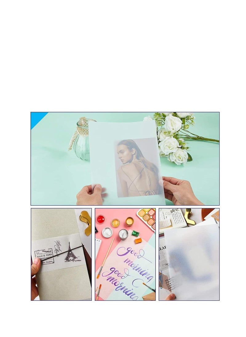 FLAMINGO Flamingo Tracing Pad A4 95 Gsm 50 Shts Transparent, smooth paper for better results and usability Works well with pencils, markers, pens and ink Ideal choice for overlays and sketching It has sheet density of 95 GSM  - Image 4