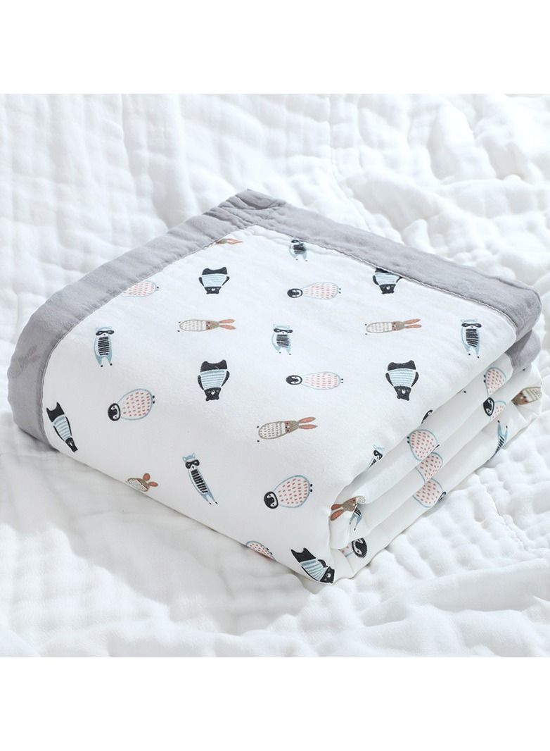 منشفة استحمام مصنوعة من القطن النقي مطبوعة برسوم كرتونية