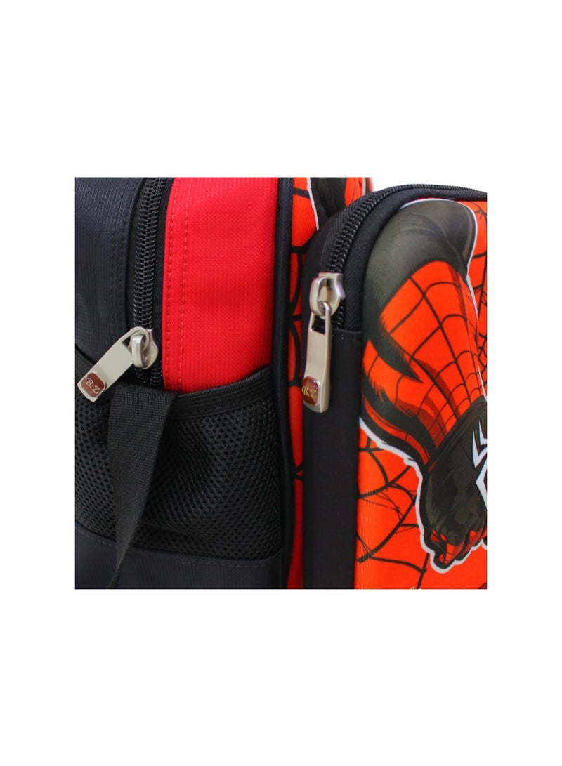 BZ Spider-Man (Lunch Bag + Pencil Case) – Orange & Navy - Image 3