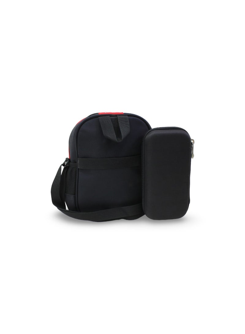 BZ Spider-Man (Lunch Bag + Pencil Case) – Orange & Navy - Image 2