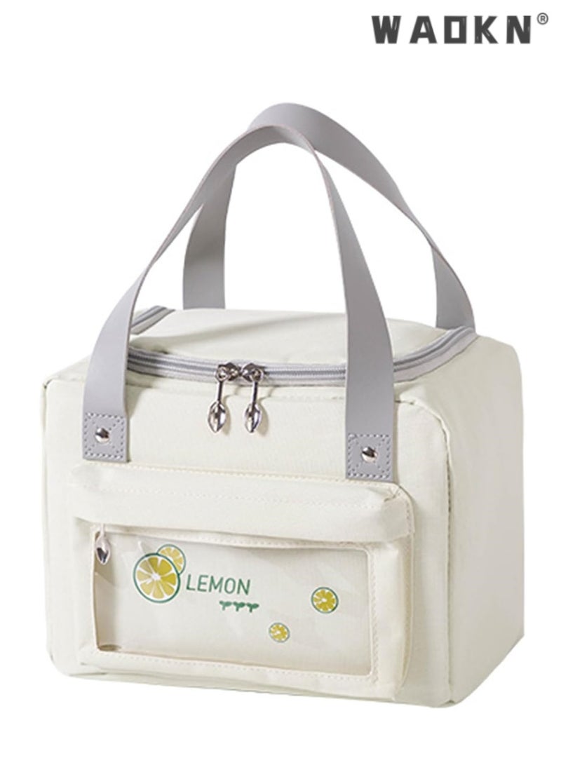 WAOKN Lunch Bag Adult Lunch Box for Men and Women Small Leakproof Cute Lunch Tote Bag Large Capacity Reusable Insulated Refrigerated Lunch Container Suitable for Work Office Picnic Outdoor Travel - Image 1