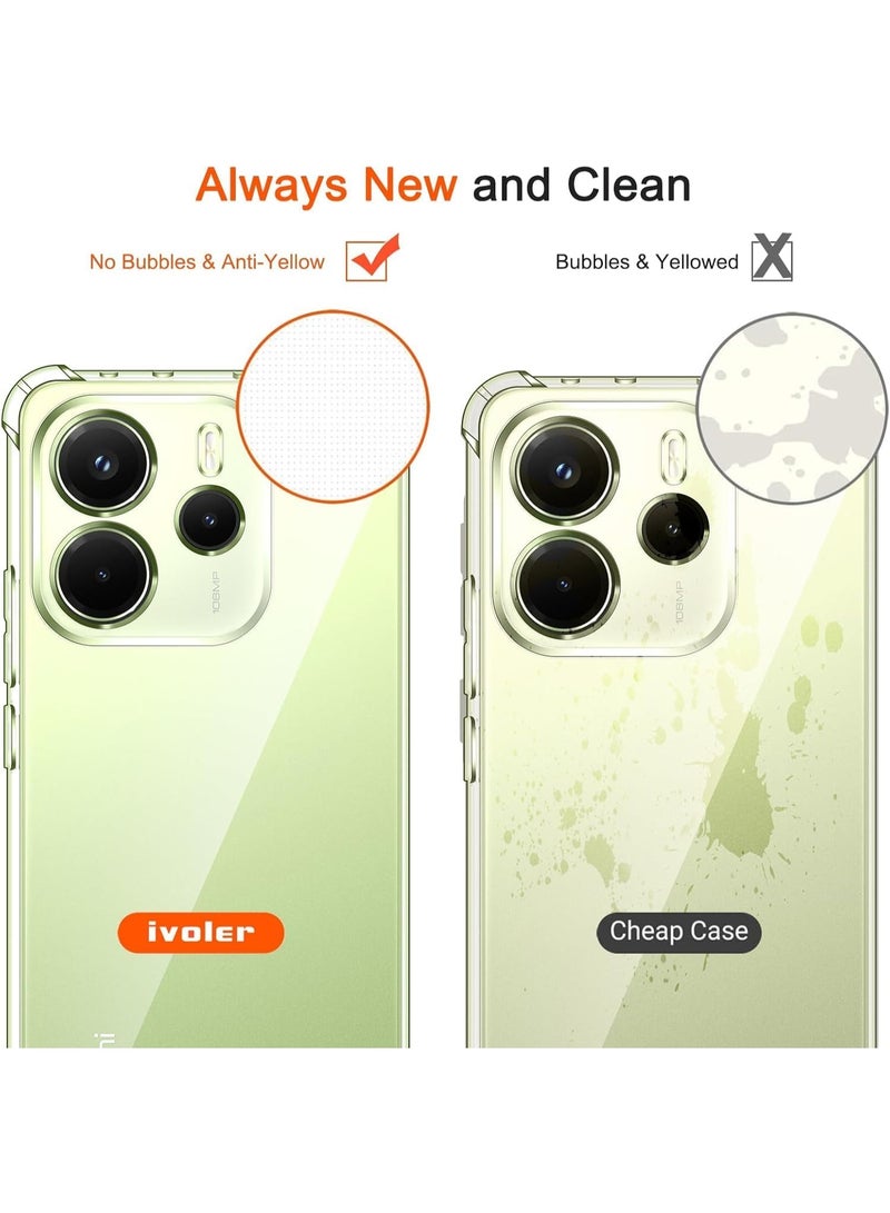 Shockproof Transparent Case Compatible with Xiaomi Redmi Note 14 4G - Image 5